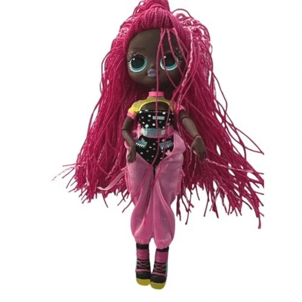 MGA LOL Surprise OMG Dance Dance Dance Virtuelle Fashion Doll Pink Hair Braids - Picture 3 of 4